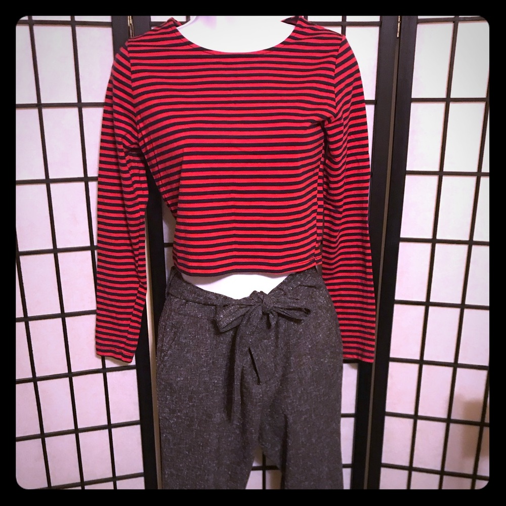 Striped crop top NTW ❤️